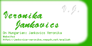 veronika jankovics business card